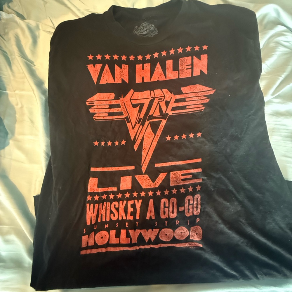 Van Halen Black and Red Graphic T-Shirt